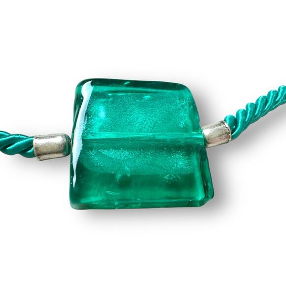 Free People Sunshine Express Choker Teal NWT Glass Bohemian Necklace Layering - Picture 9 of 11